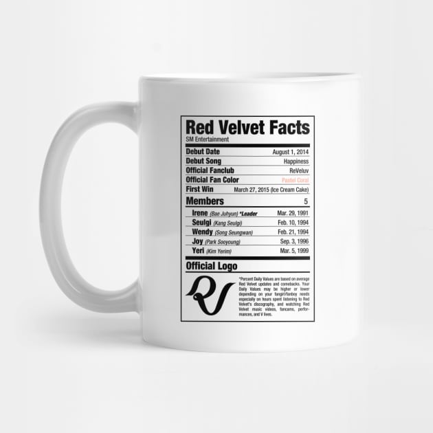 Red Velvet Nutritional Facts 2 by skeletonvenus